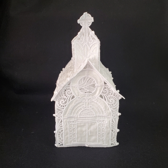 Freestanding Embroidered Church